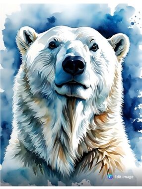 Custom Polar Bear Large Kitchen Fridge Magnet Home Decor
